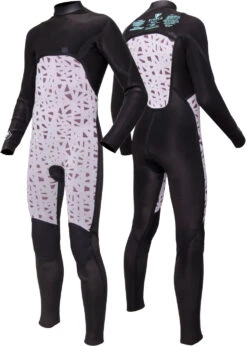 Vissla 7 Seas 3-2 Boys Chest Zip Full Wetsuit -Vissla BW32M7FC RRD 2