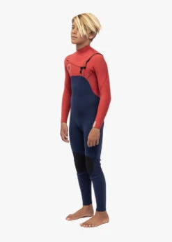 Vissla 7 Seas 3-2 Boys Chest Zip Full Wetsuit -Vissla BW32M7FC RRD 8