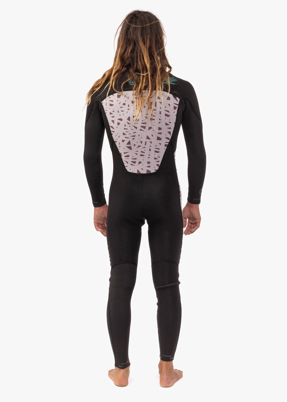 Vissla 7 Seas 3-2 Full Chest Zip Wetsuit - Black With Jade Logos 5 Vissla 7 Seas 3-2 Full Chest Zip Wetsuit - Black With Jade Logos - Image 5