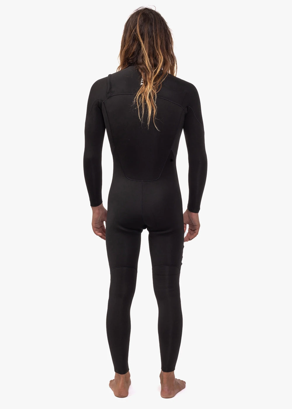 Vissla 7 Seas 3-2 Full Chest Zip Wetsuit - Black With Jade Logos 2 Vissla 7 Seas 3-2 Full Chest Zip Wetsuit - Black With Jade Logos - Image 2