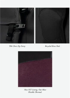 Vissla 7 Seas Comp 4-3 Full Chest Zip Wetsuit -Vissla MW43Q7CC 3