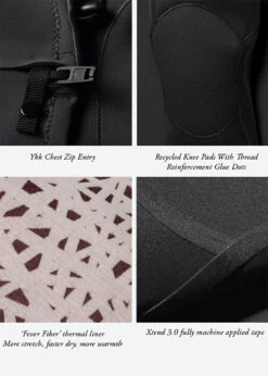 Vissla High Seas II 4-3 Full Chest Zip Wetsuit -Vissla MW43UHFC 3