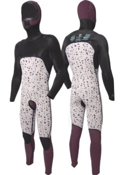 Vissla High Seas II 4-3 Full Hooded Chest Zip Wetsuit -Vissla MW43UHHC 2