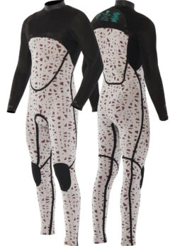 Vissla North Seas 4-3 Full Chest Zip Wetsuit 8 Vissla North Seas 4-3 Full Chest Zip Wetsuit -Vissla MW43UNFC BLK 2