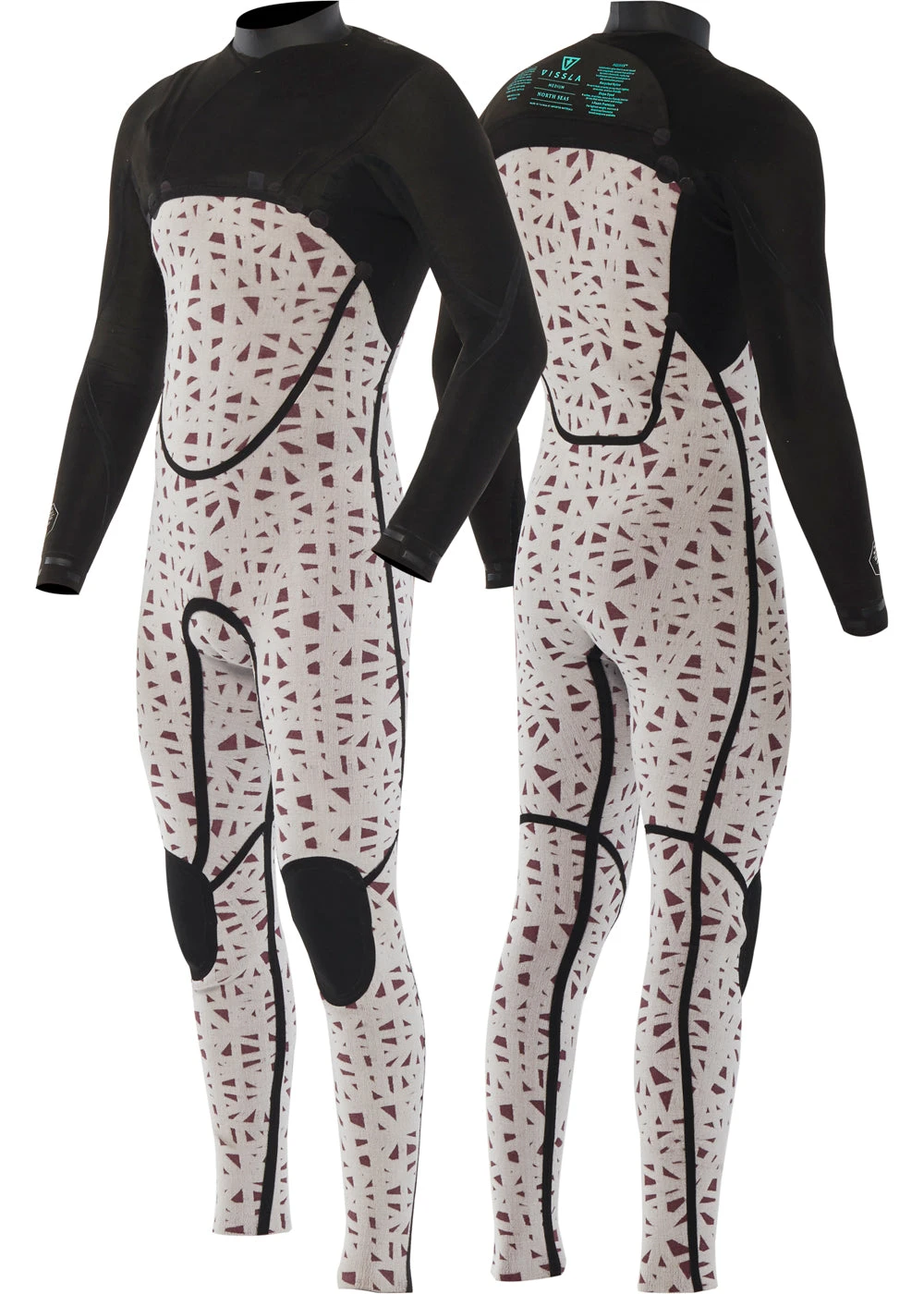 Vissla North Seas 4-3 Full Chest Zip Wetsuit 4 Vissla North Seas 4-3 Full Chest Zip Wetsuit - Image 4