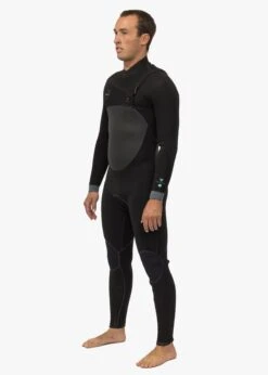 Vissla North Seas 4-3 Full Chest Zip Wetsuit 7 Vissla North Seas 4-3 Full Chest Zip Wetsuit -Vissla MW43UNFC BLK 8